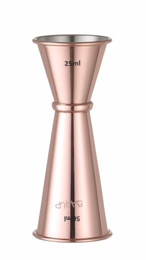 Jigger 30/50 ml, BarUp, Copper, ⌀45x(H)114mm 2
