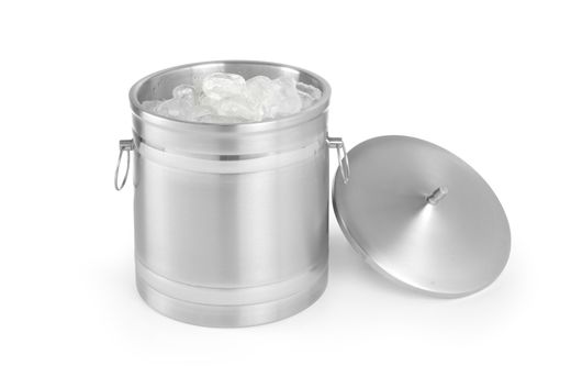 Box na led s dvojitými stěnami, BarUp, 5L, Stříbrná, ⌀200x(H)230mm 1