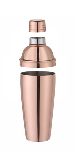 Koktél shaker 3 részes, BarUp, 0,755L, Rézvörös, ⌀85x(H)240mm 1