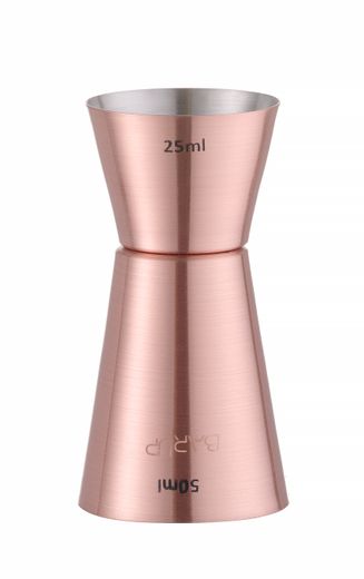 Jigger 25/50 ml, BarUp, Copper, ⌀42x(H)86mm 2