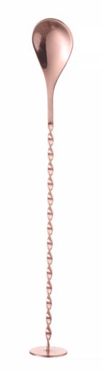 Bar spoon with muddler, BarUp, Copper, 280x35mm 1