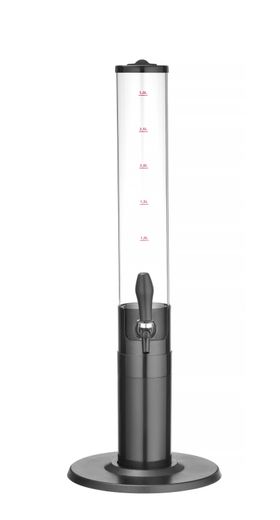 Table beer tap, BarUp, 3L, Black, ⌀100x(H)815mm 1