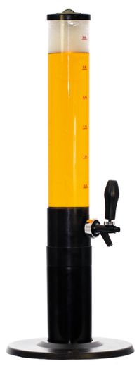 Table beer tap, BarUp, 5L, Black, ⌀100x(H)1150mm 1