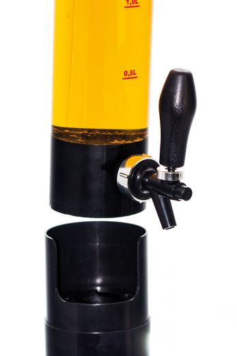 Table beer tap, BarUp, 5L, Black, ⌀100x(H)1150mm 1