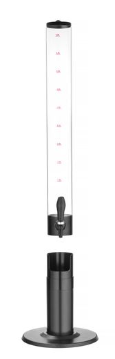 Table beer tap, BarUp, 5L, Black, ⌀100x(H)1150mm 1