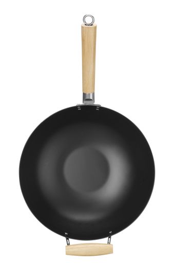 Wok with wooden handle, HENDI, ⌀324x565mm 1