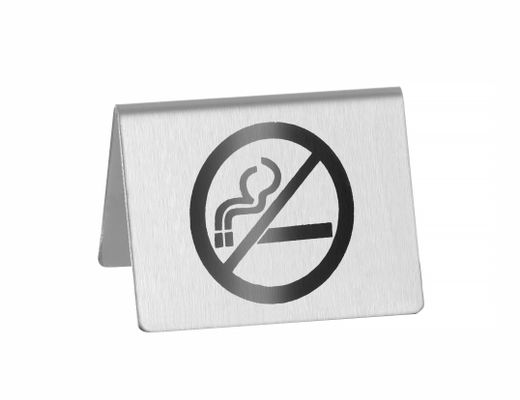 Table sign 'No smoking', HENDI, 50x35x(H)40mm 1