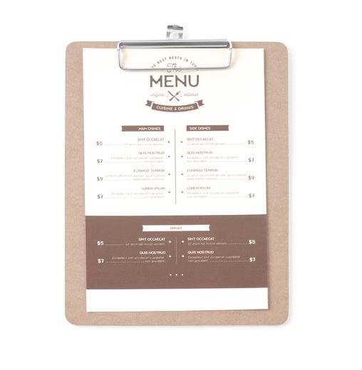 Menu clipboard, HENDI, 185x245mm 1