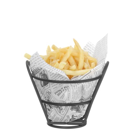 Greaseproof paper, HENDI, Newspaper print, 500 pcs., 200x250mm 1