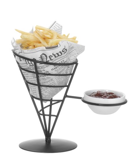 Greaseproof paper, HENDI, Newspaper print, 500 pcs., 200x250mm 1