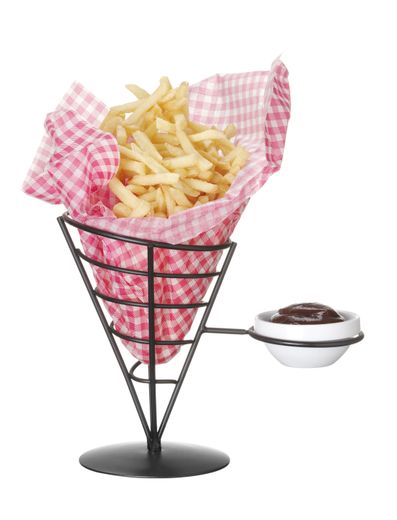 Greaseproof paper placemat - 500 pcs, HENDI, checked pattern, 500 pcs., 420x275mm 1