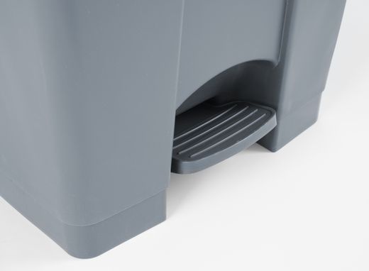 Contenitore con apertura a pedale, AmerBox, 68L, Grigio chiaro, 490x410x(H)660mm 1