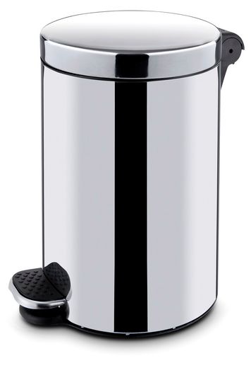 Okrúhly pedálový odpadkový kôš s vnútorným odpadkovým košom, HENDI, 5L, ⌀210x(H)280mm 1