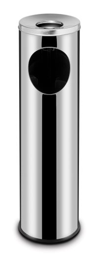 Standing waste bin with ashtray, HENDI, 15L, ⌀200x(H)700mm 1