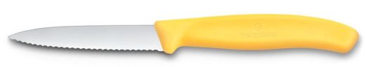 Nóż do warzyw, ząbkowany, Victorinox, żółty, (L)190mm 1