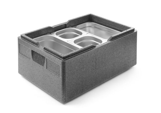 Extension frame for GN 1/1 insulated catering container, HENDI, Profi Line, 707906 and 707968, 600x400x(H)85mm 1