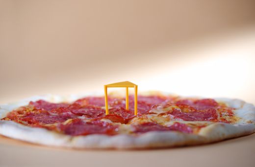 Lid spacer for pizzas - 500 pcs, HENDI, Orange, 500 pcs 1