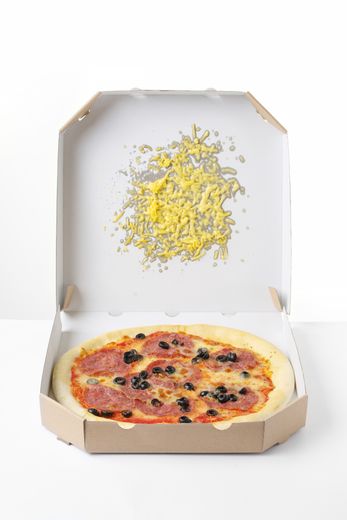 Lid spacer for pizzas - 500 pcs, HENDI, Orange, 500 pcs 1