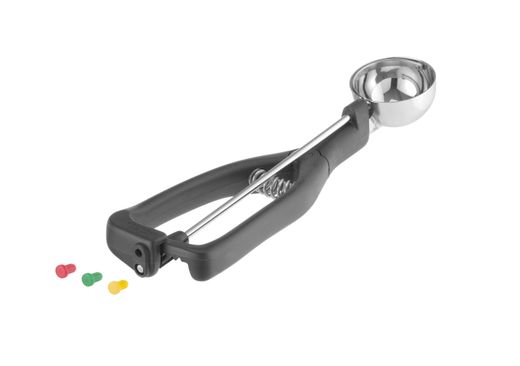 Ice cream scoop for left-handers, Stöckel, 1/30, Black, ⌀49mm 1