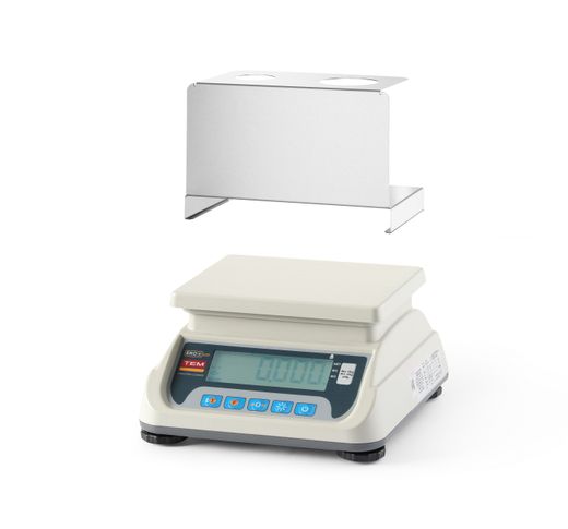 Ice cream scale with LCD with RS232 port and legalisation, HENDI, 255x264x(H)244mm 1