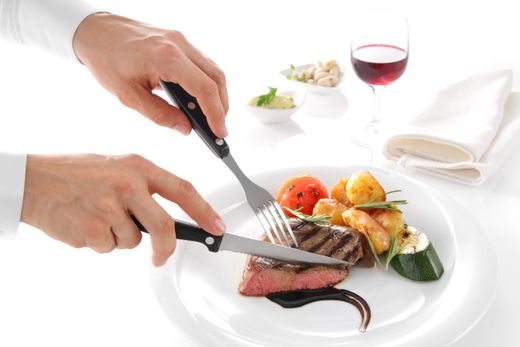 Steak fork, HENDI, Profi Line, Black, 6 pcs., (L)200mm 1