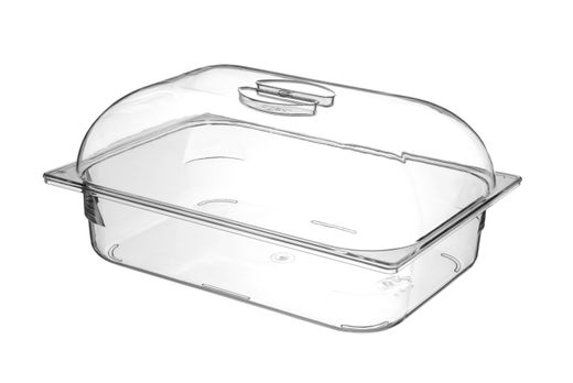 Vasca da gelato in policarbonato, HENDI, 5L, Trasparente, 360x250x(H)80mm 1
