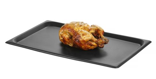 Oven tray with non-stick coating CONVECTOMAT ROAST, HENDI, GN 1/1, Black, 530x325x(H)17mm 1
