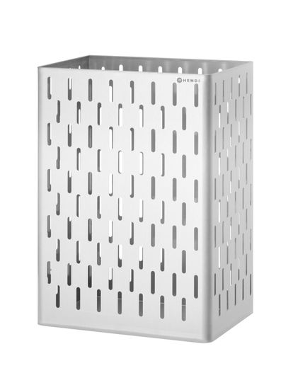 Pojemnik na zużyte ręczniki papierowe, HENDI, 60L, srebrny, 350x270x(H)550mm 1