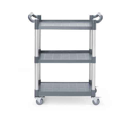 3-shelf polypropylene service cart, small, AmerBox, 800x420x(H)945mm 1