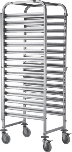 Transport trolley for 15x GN 1/1 containers, HENDI, Smart, 380x550x(H)1705mm 1