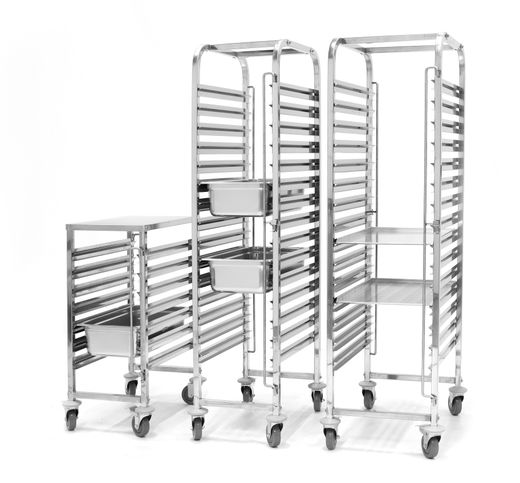 Ratiņi gastronormām GN - 7x GN 1/1, HENDI, Profi Line, 445x615x(H)945mm 1