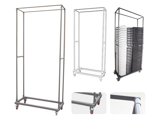 Trolley for chairs, AmerBox, 1140x492x(H)1895mm 2