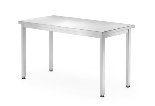 Central table without shelf – bolted, HENDI, Profi Line, 1200x600x(H)850mm 1