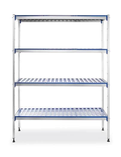Scaffale di stoccaggio, alluminio, HENDI, 1280x405x(H)1685mm 1