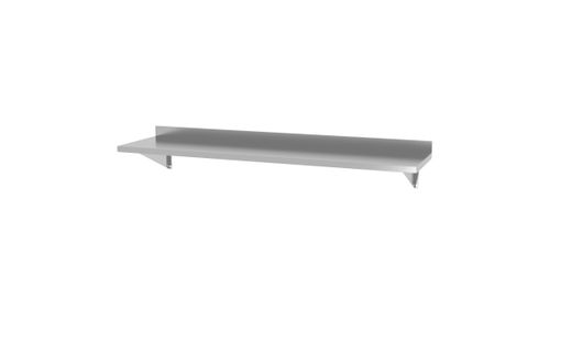 Wandablage, mit 2 Halterungen, HENDI, 1200x300x(H)250mm 1