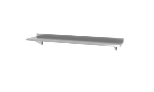 Ripiano a parete, con 2 staffe, HENDI, 1400x300x(H)250mm 1