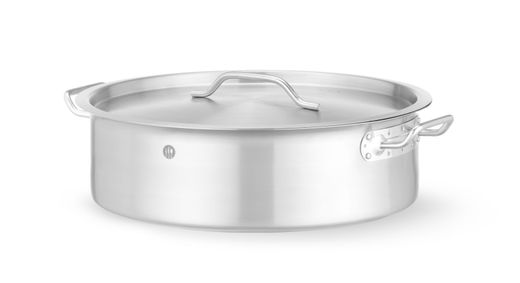 Low pot with lid, HENDI, 10,8L, ⌀360x(H)110mm, Round 1