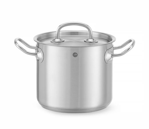Pentola per stufato alta - con coperchio, HENDI, Kitchen Line, 45L, ⌀400x(H)360mm 1