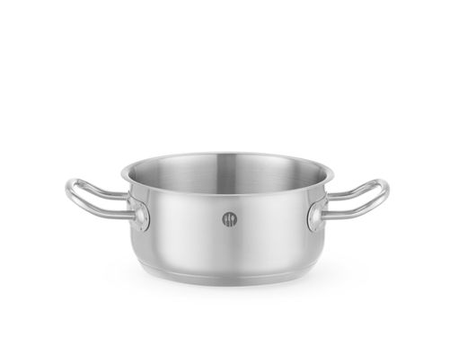 Stew pot low - without lid, HENDI, Kitchen Line, 1,4L, ⌀160x(H)75mm 1