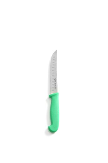 Multipurpose knife with a Granton edge, HENDI, long model, Green, (L)230mm 1