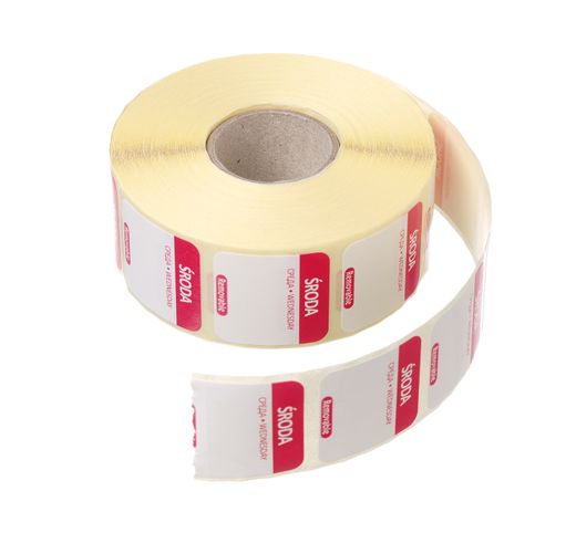Etykiety Food Safety na każdy dzień tygodnia – wielorazowe - RO, BG, EN, HENDI, Środa, 1000 szt., 25x25mm 1
