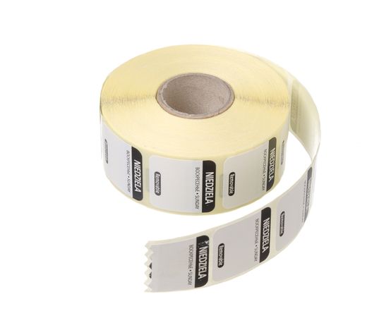 Etykiety Food Safety na każdy dzień tygodnia – wielorazowe - RO, BG, EN, HENDI, Niedziela, 1000 szt., 25x25mm 1