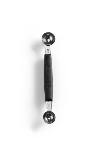 Melon scoop double, HENDI, ø 22-25 mm, Black, (L)165mm 1
