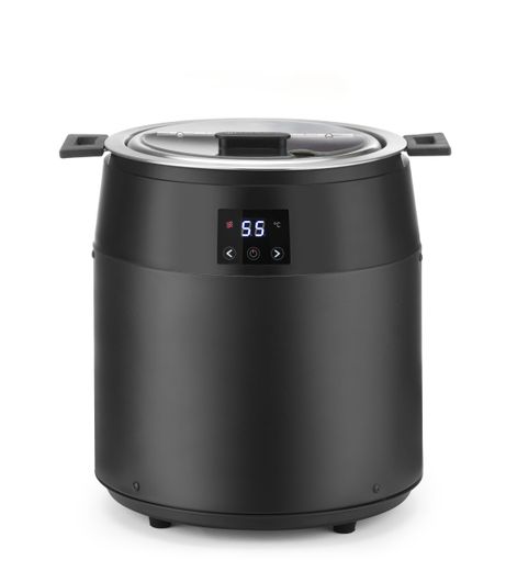 Soup kettle waterless, 10L, HENDI, 10L, Black, 220-240V/450W, ⌀330x(H)398mm 1