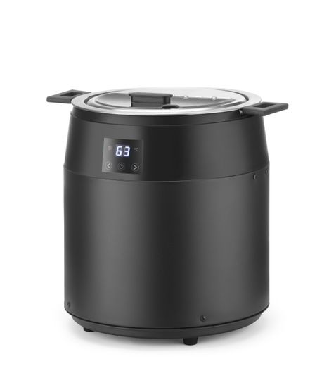 Soup kettle waterless, 10L, HENDI, 10L, Black, 220-240V/450W, ⌀330x(H)398mm 1