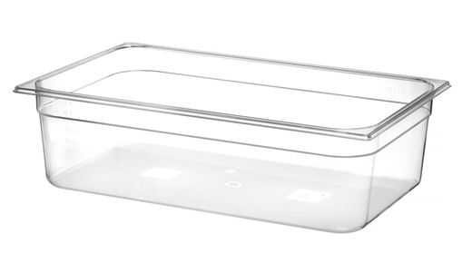 Container GN 1/1 polycarbonate, HENDI, Profi Line, GN 1/1, 21L, Transparent, 530x325x(H)150mm 1