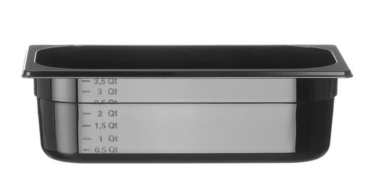 Container GN 1/3 black polycarbonate, HENDI, Profi Line, GN 1/3, 4L, Black, 325x176x(H)100mm 1