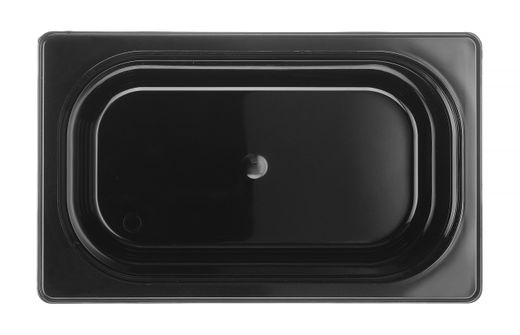 Container GN 1/4 black polycarbonate, HENDI, Profi Line, GN 1/4, 4L, Black, 265x162x(H)150mm 1