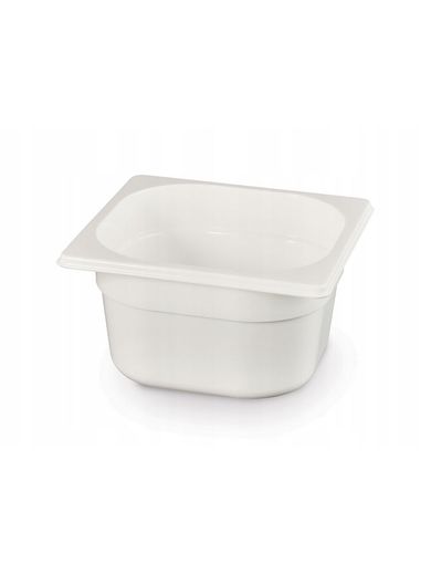 Container GN 1/6 white polycarbonate, HENDI, GN 1/6, 1L, White, 176x162x(H)65mm 1