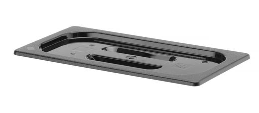Lid for GN containers black polycarbonate, HENDI, GN 1/3, Black, 325x176mm 1